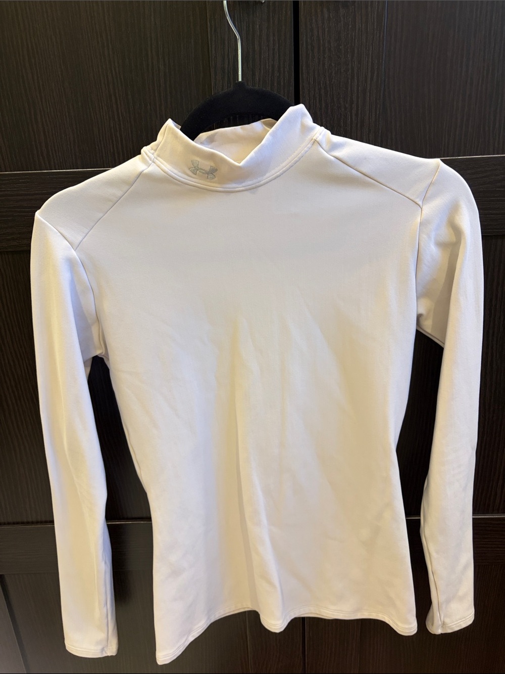 Women’s Under Armour Coldgear White Mock Neck Top - Performance Layer